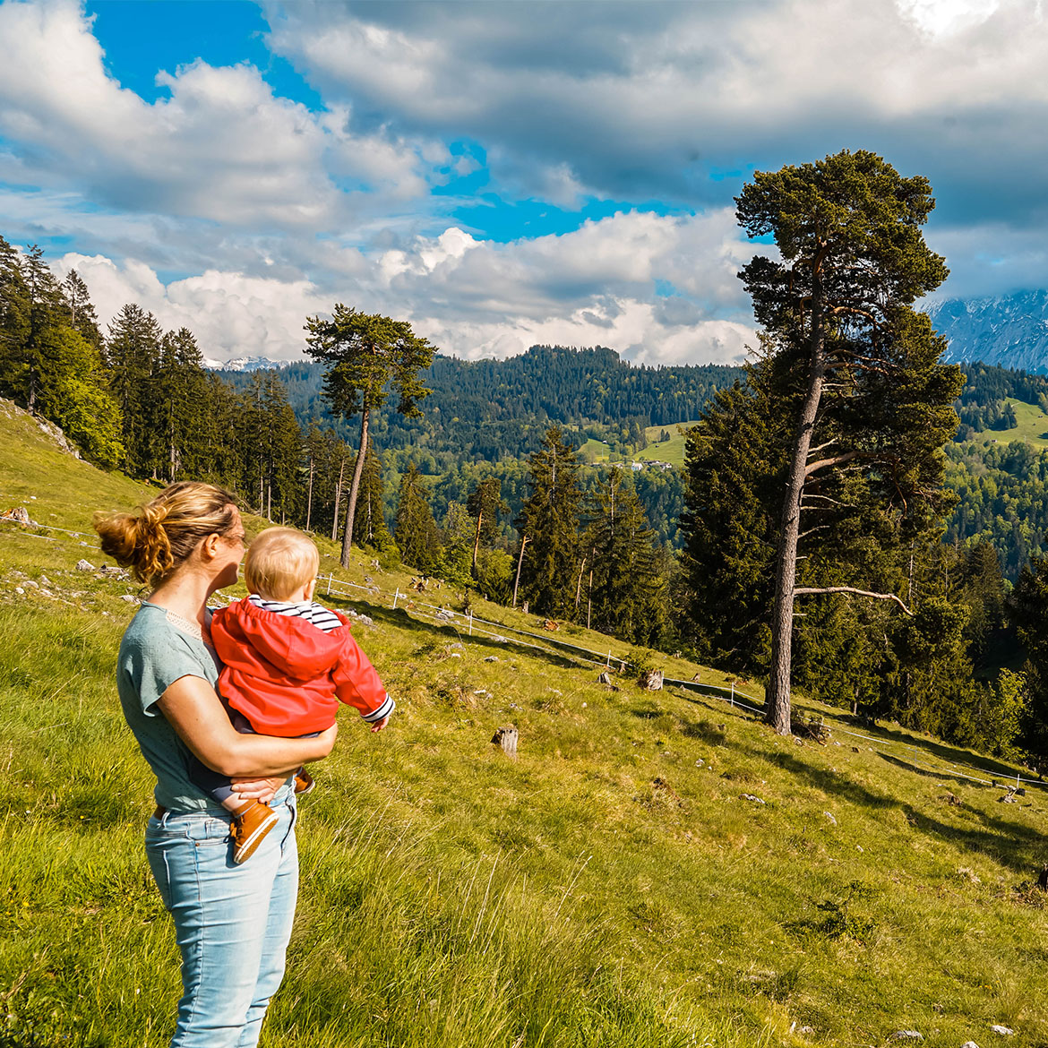 Hiking Wankberg in Garmisch-Partenkirchen with kids